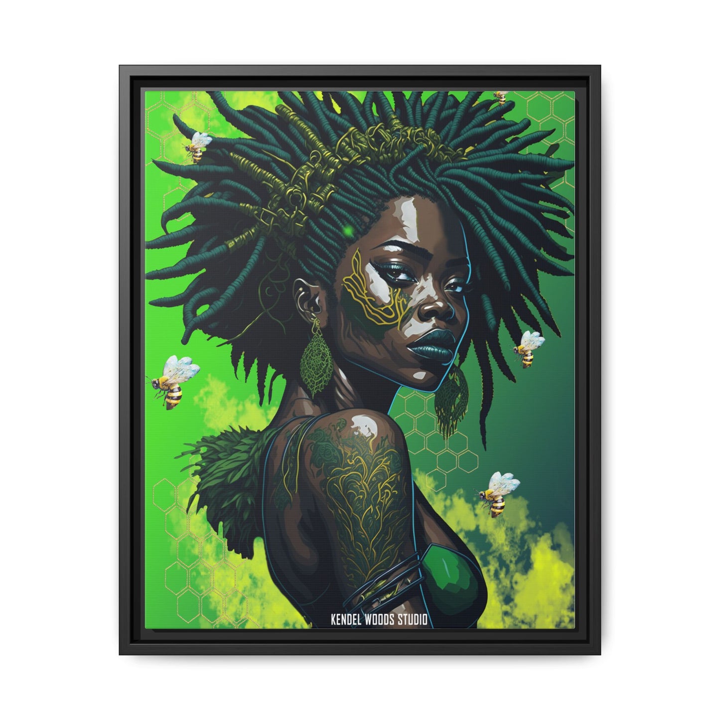 New Type Green Canvas Gallery Wraps