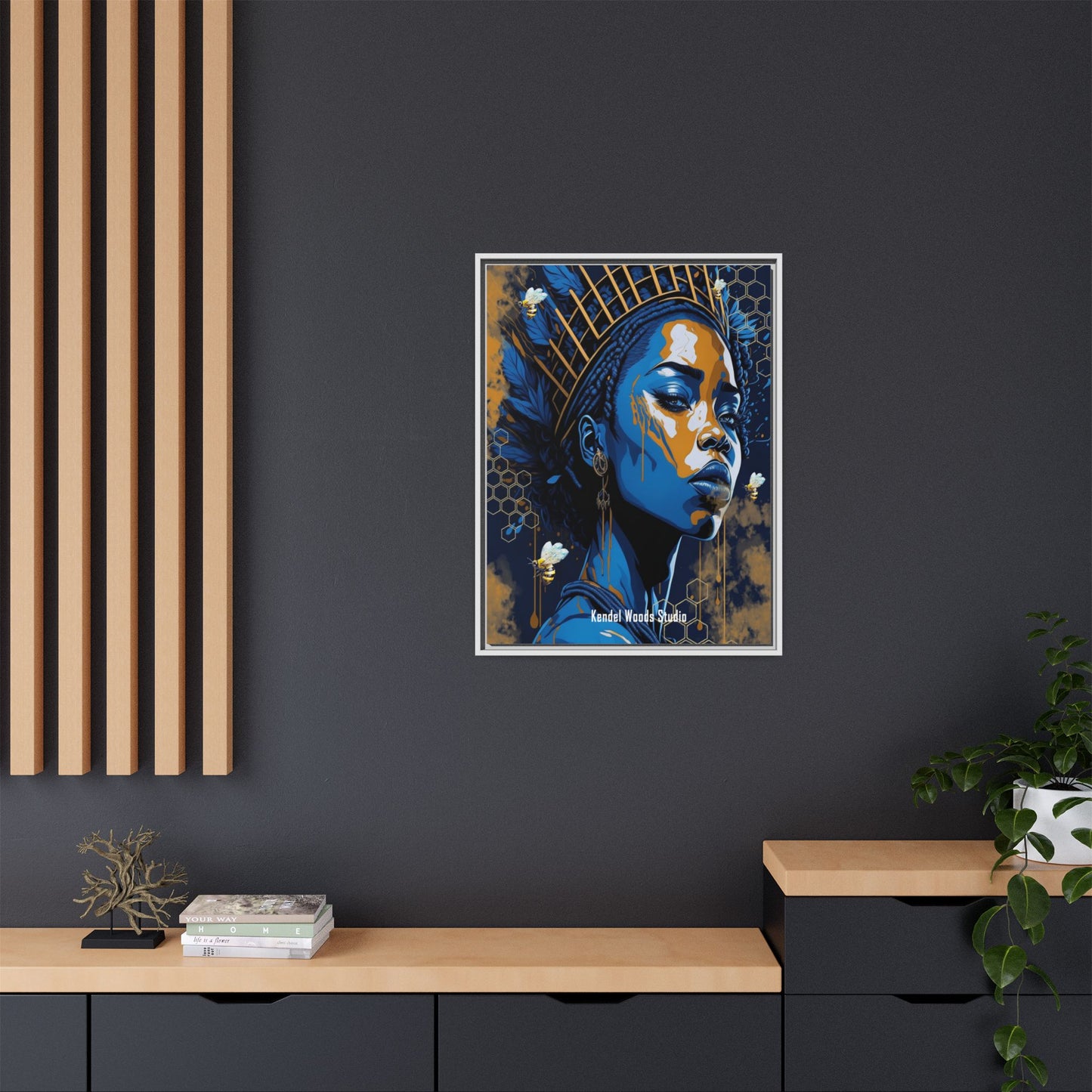 New Type Blue Canvas Gallery Wraps