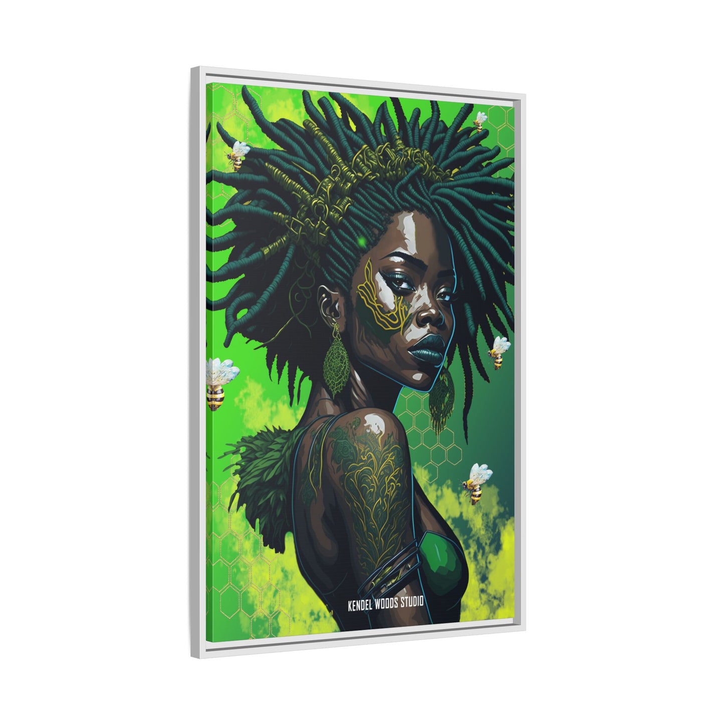 New Type Green Canvas Gallery Wraps