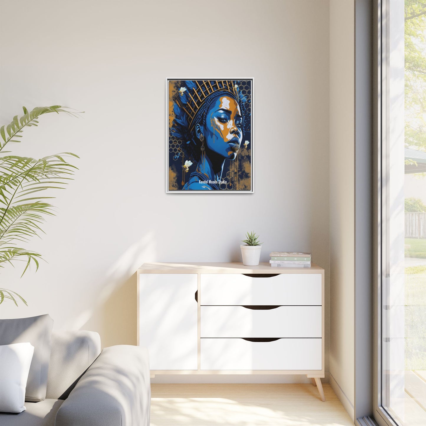 New Type Blue Canvas Gallery Wraps