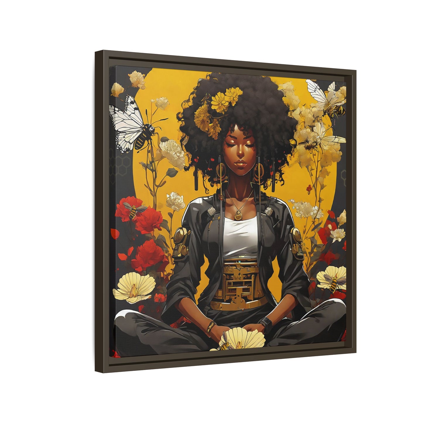 Garden Meditation " Meditation" Canvas Gallery Wraps