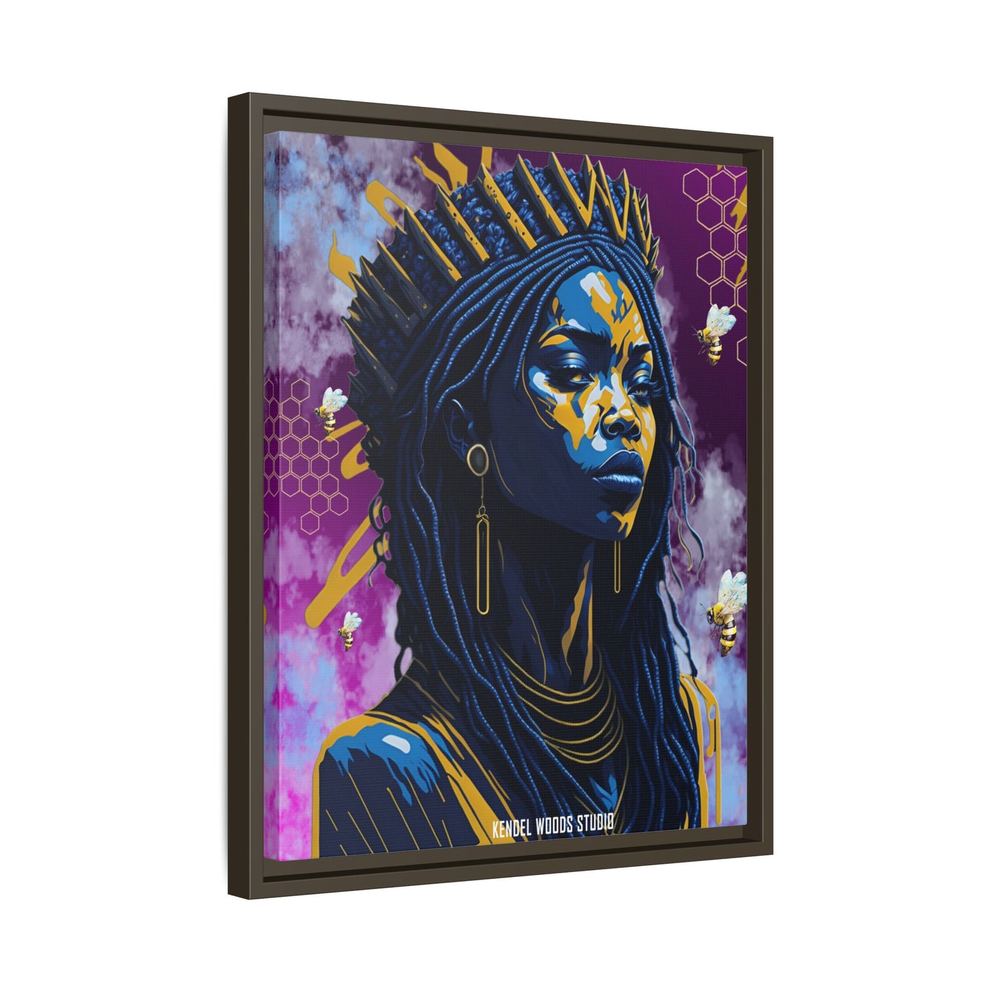 New Type Violet Canvas Gallery Wraps