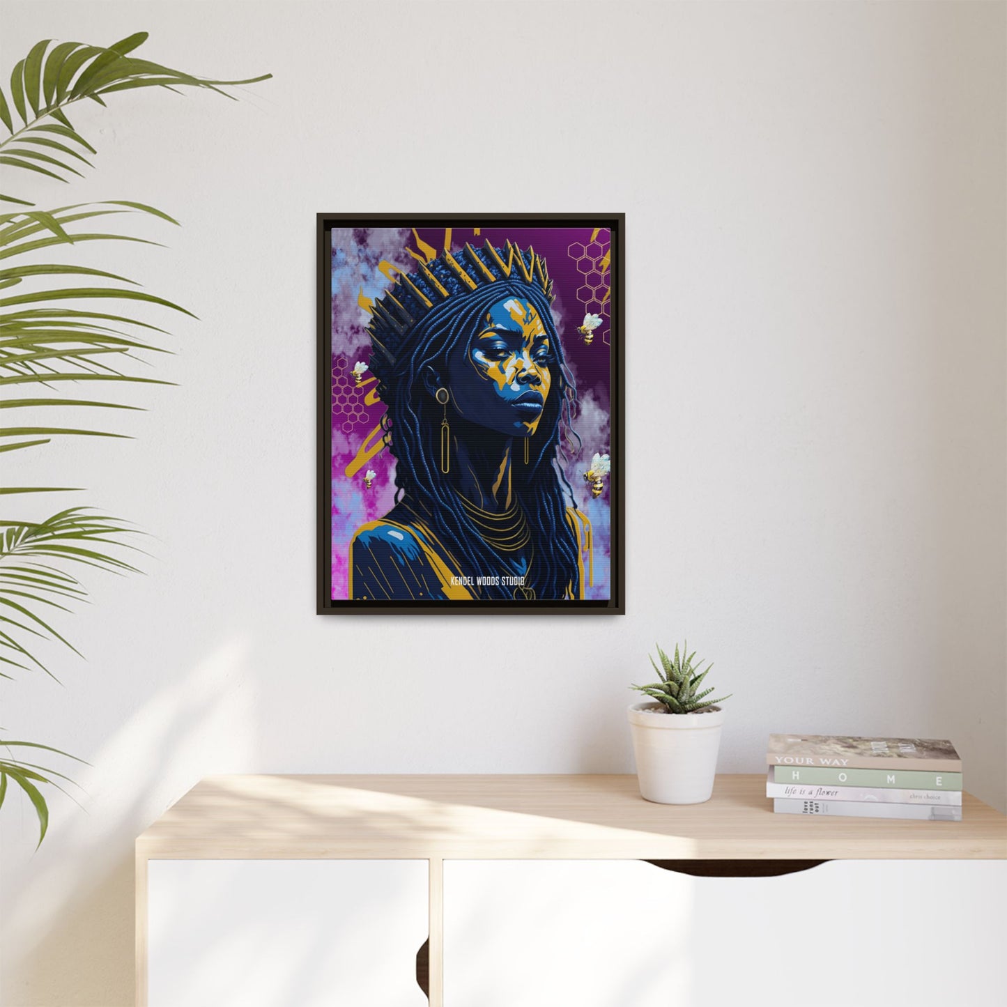 New Type Violet Canvas Gallery Wraps