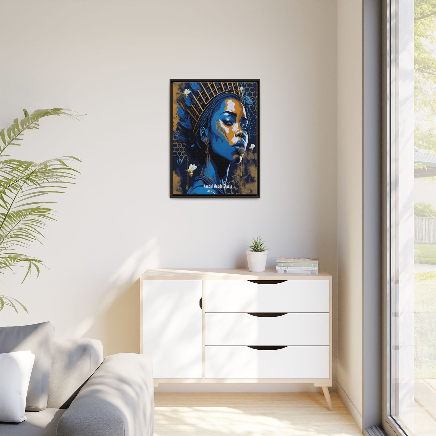 New Type Blue Canvas Gallery Wraps