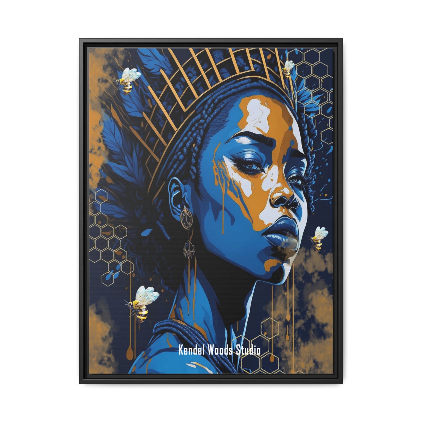 New Type Blue Canvas Gallery Wraps