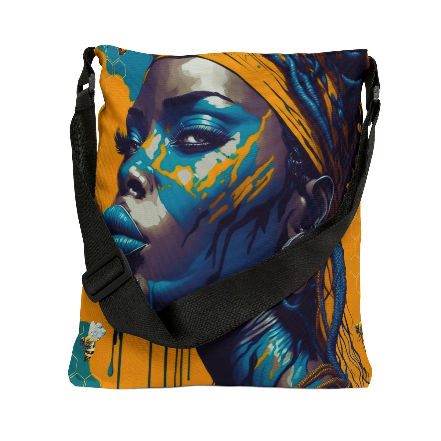 New Type Yellow Adjustable Tote Bag (AOP)