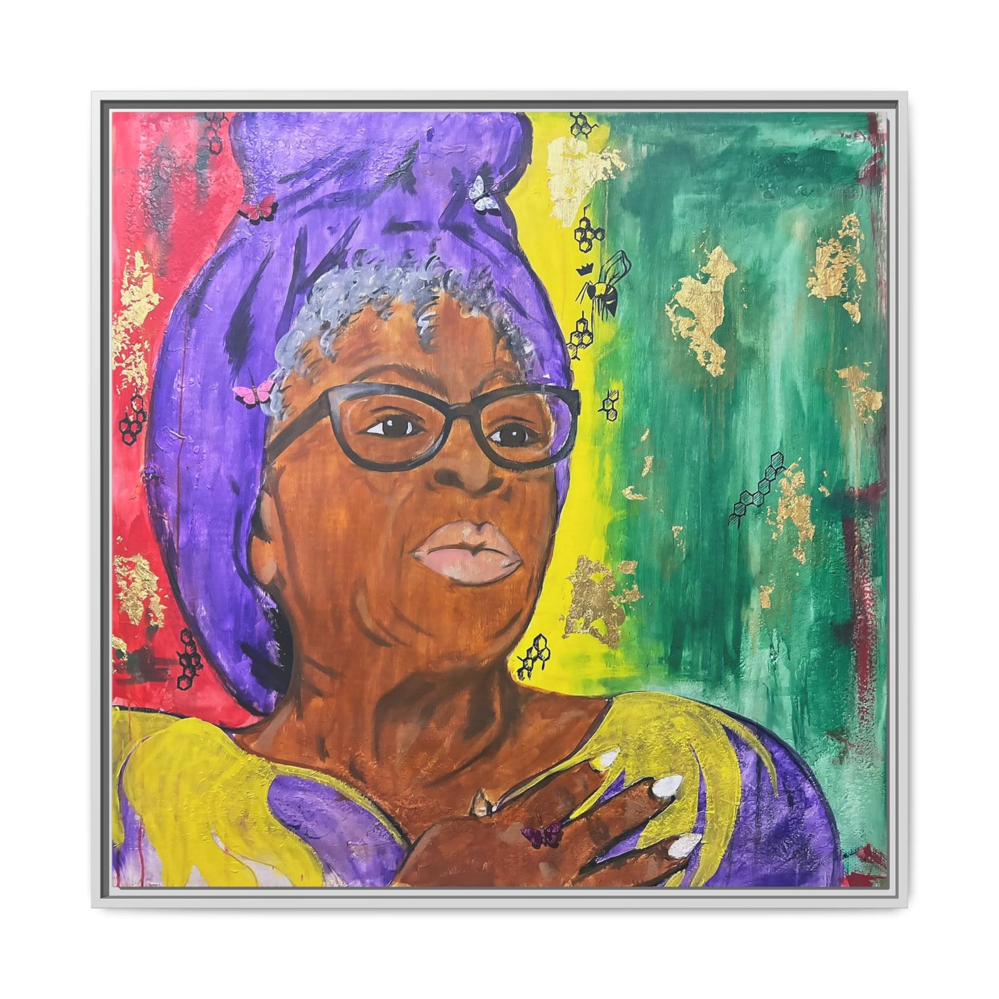 Ms. Opal Lee- Grandmother of Juneteenth-Canvas Gallery Wraps