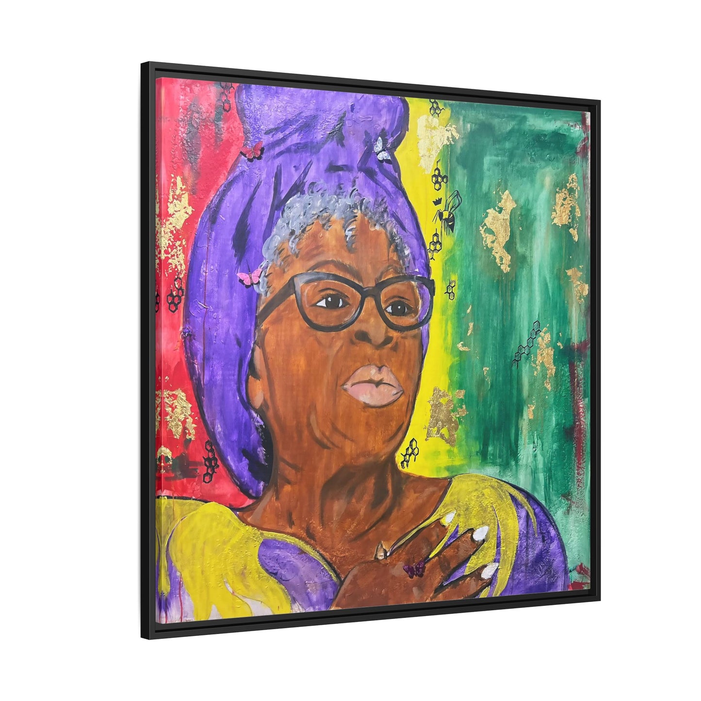 Ms. Opal Lee- Grandmother of Juneteenth-Canvas Gallery Wraps