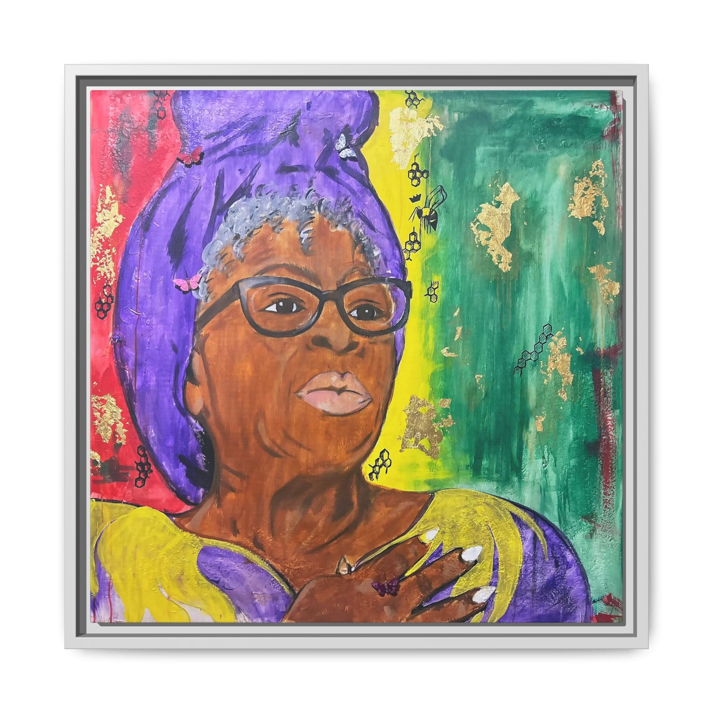 Ms. Opal Lee- Grandmother of Juneteenth-Canvas Gallery Wraps