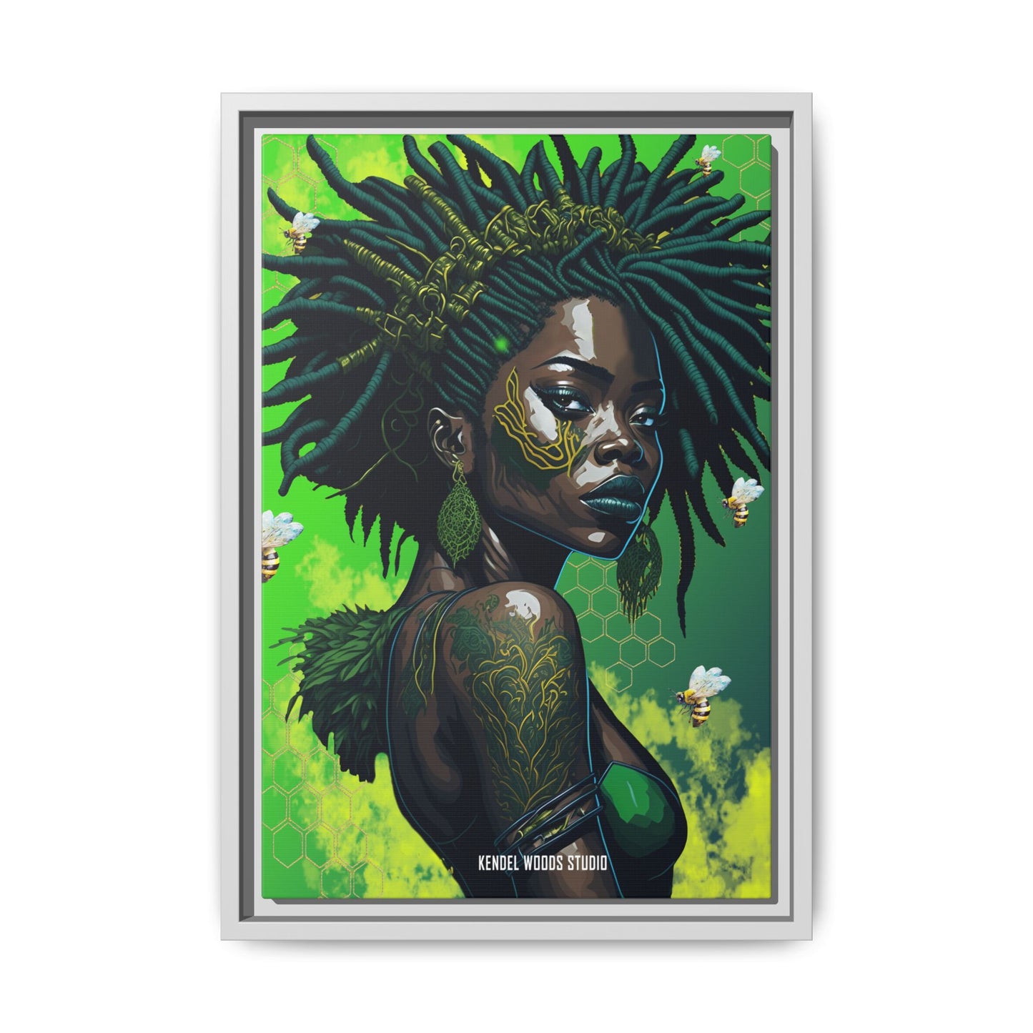 New Type Green Canvas Gallery Wraps