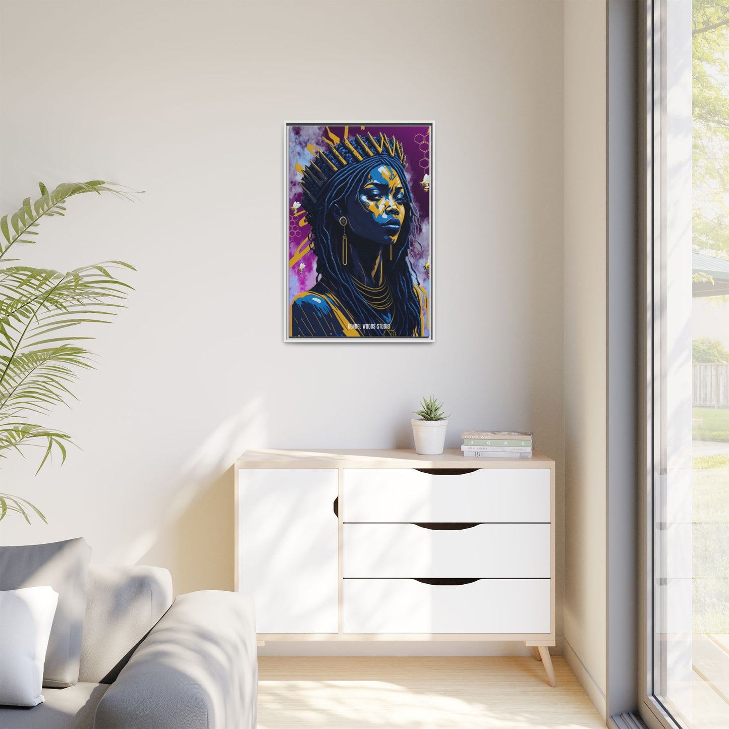 New Type Violet Canvas Gallery Wraps