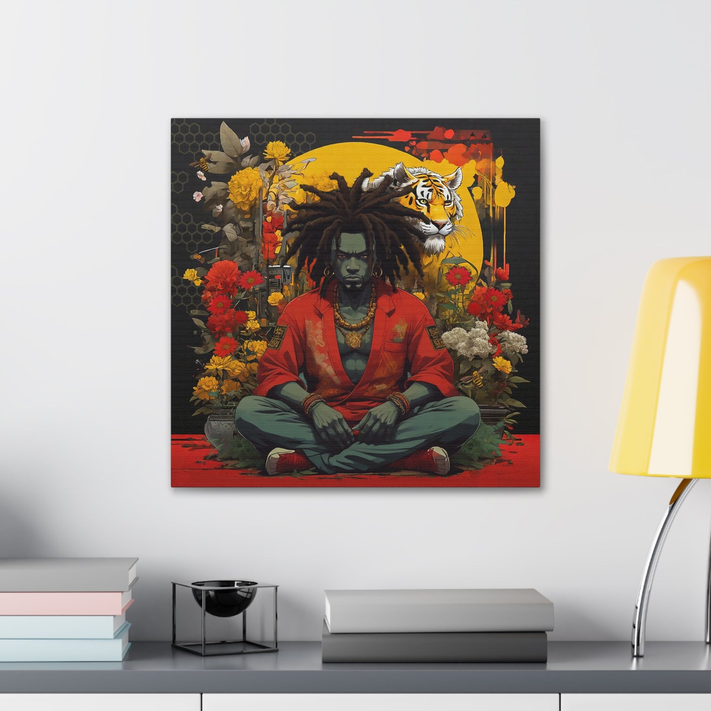 AfroBotRai " Meditation" Canvas Gallery Wraps