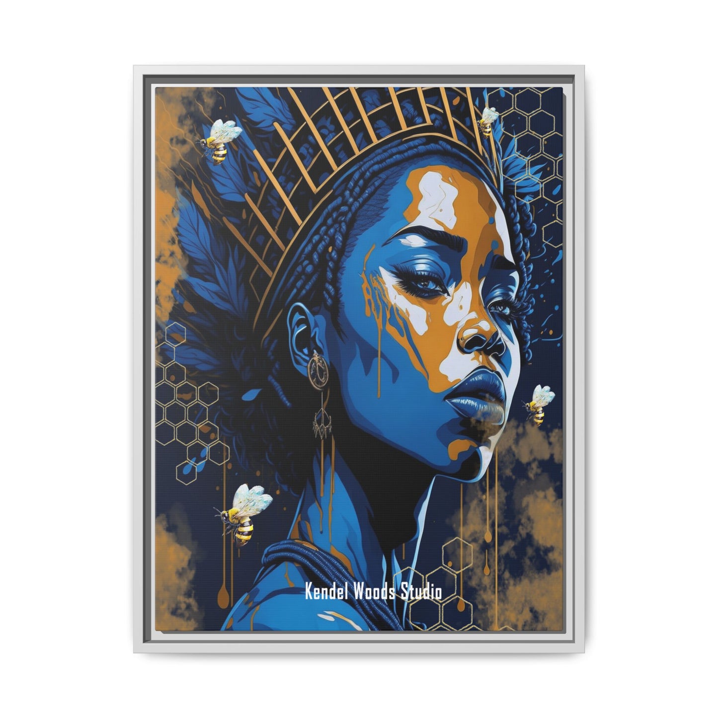 New Type Blue Canvas Gallery Wraps