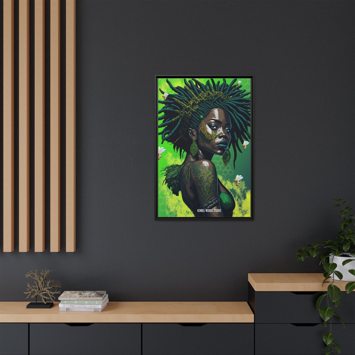 New Type Green Canvas Gallery Wraps