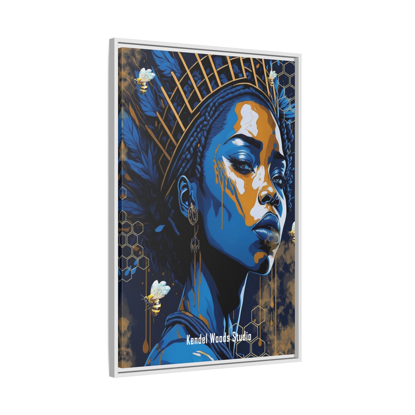 New Type Blue Canvas Gallery Wraps