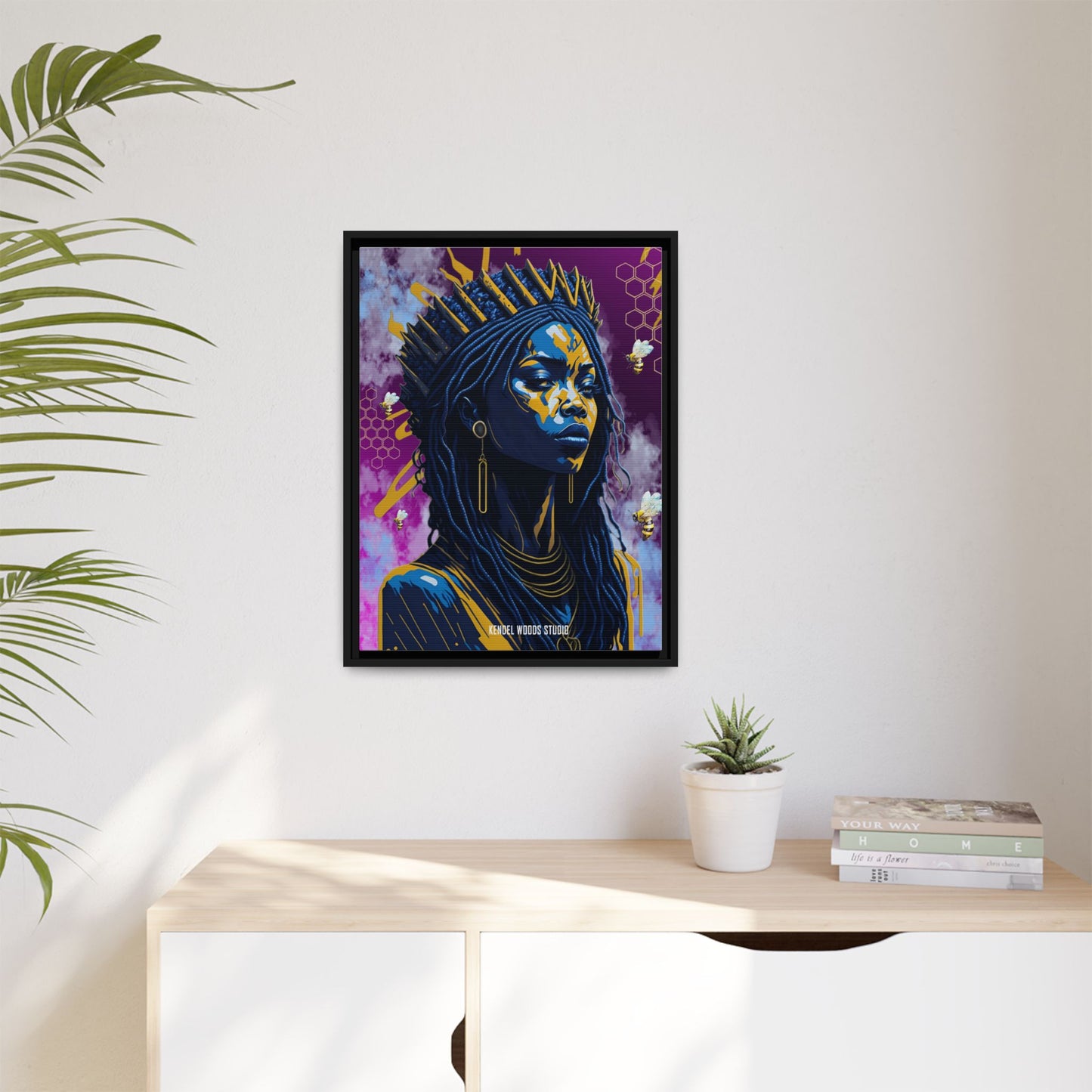 New Type Violet Canvas Gallery Wraps