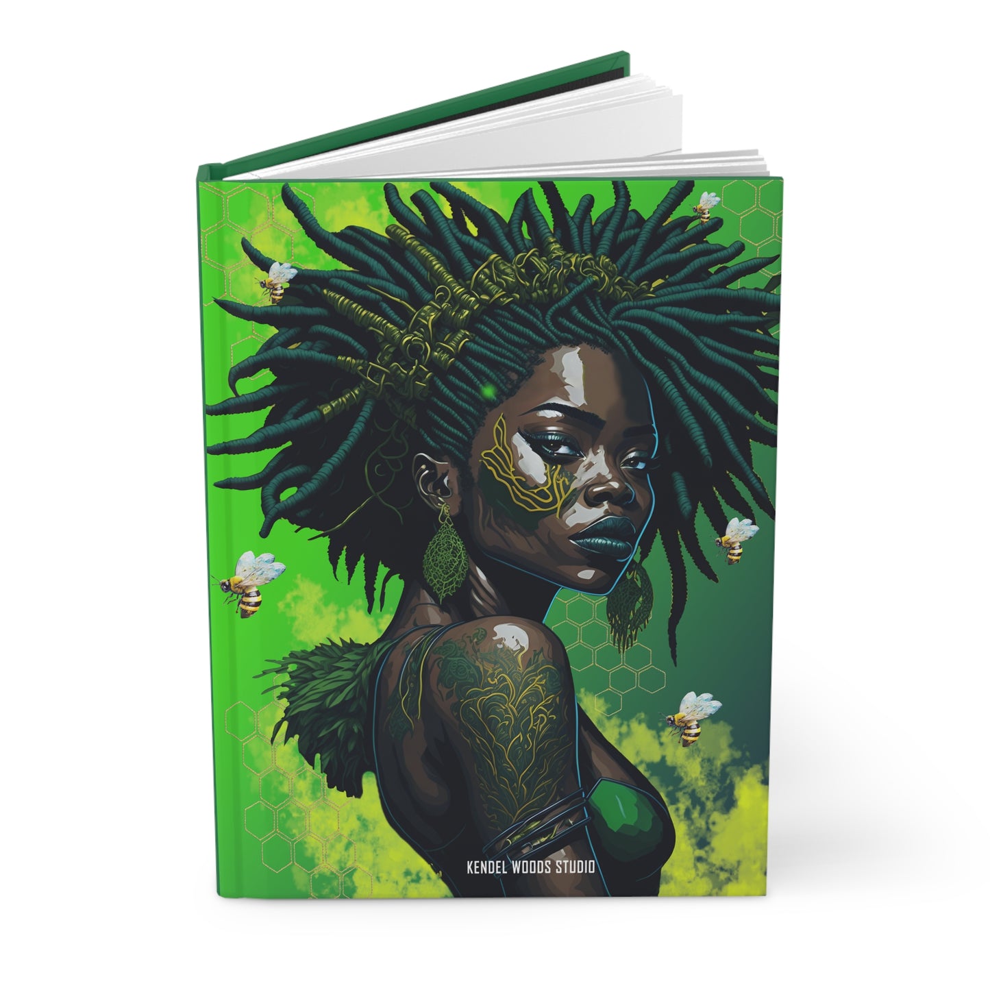 New Type Green Hardcover Journal Matte