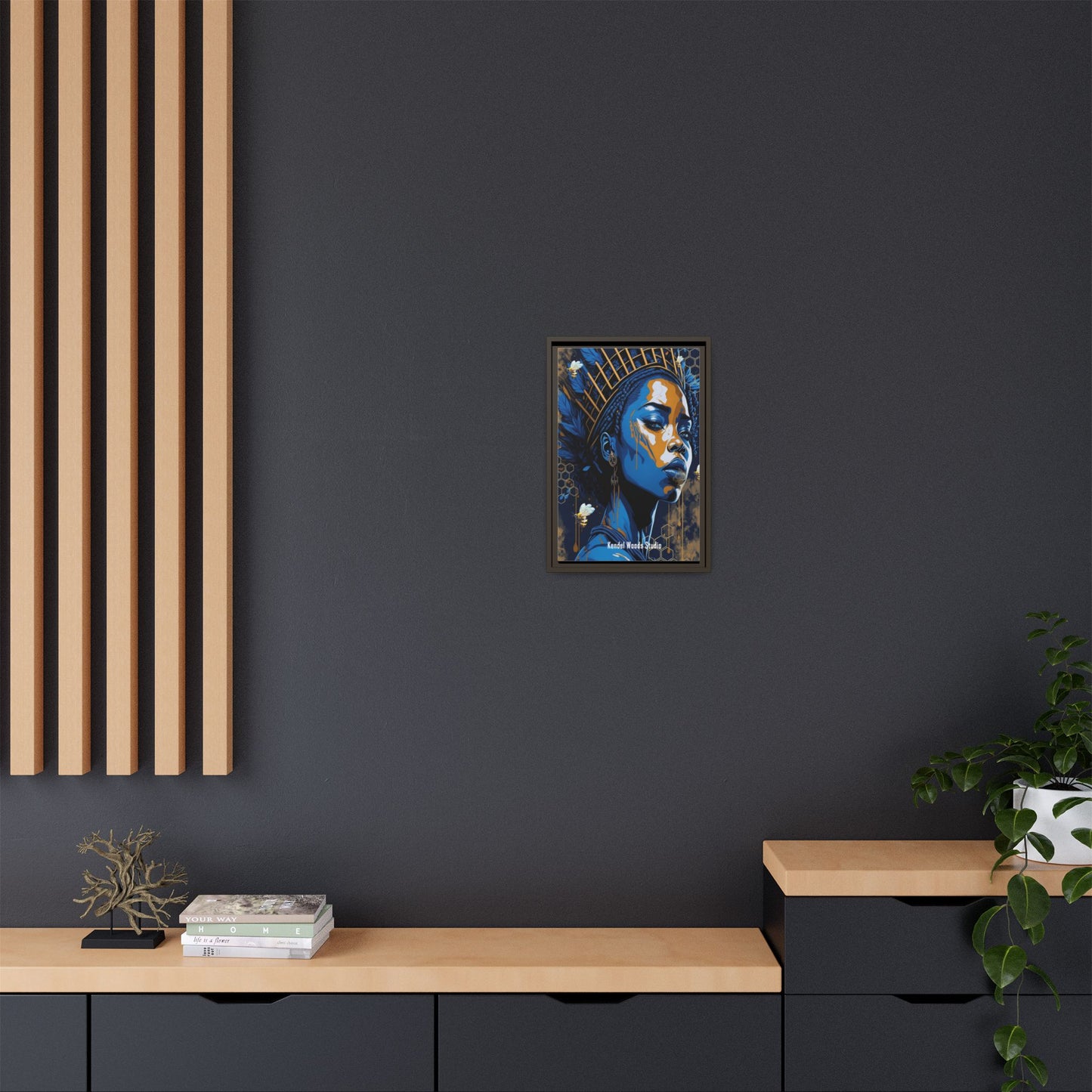 New Type Blue Canvas Gallery Wraps