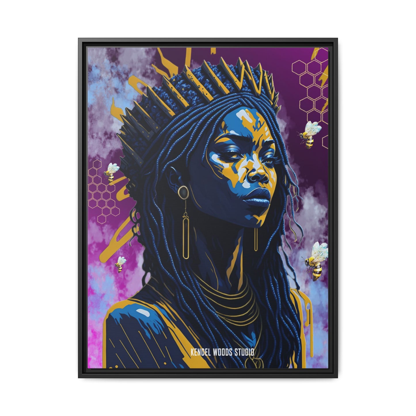 New Type Violet Canvas Gallery Wraps