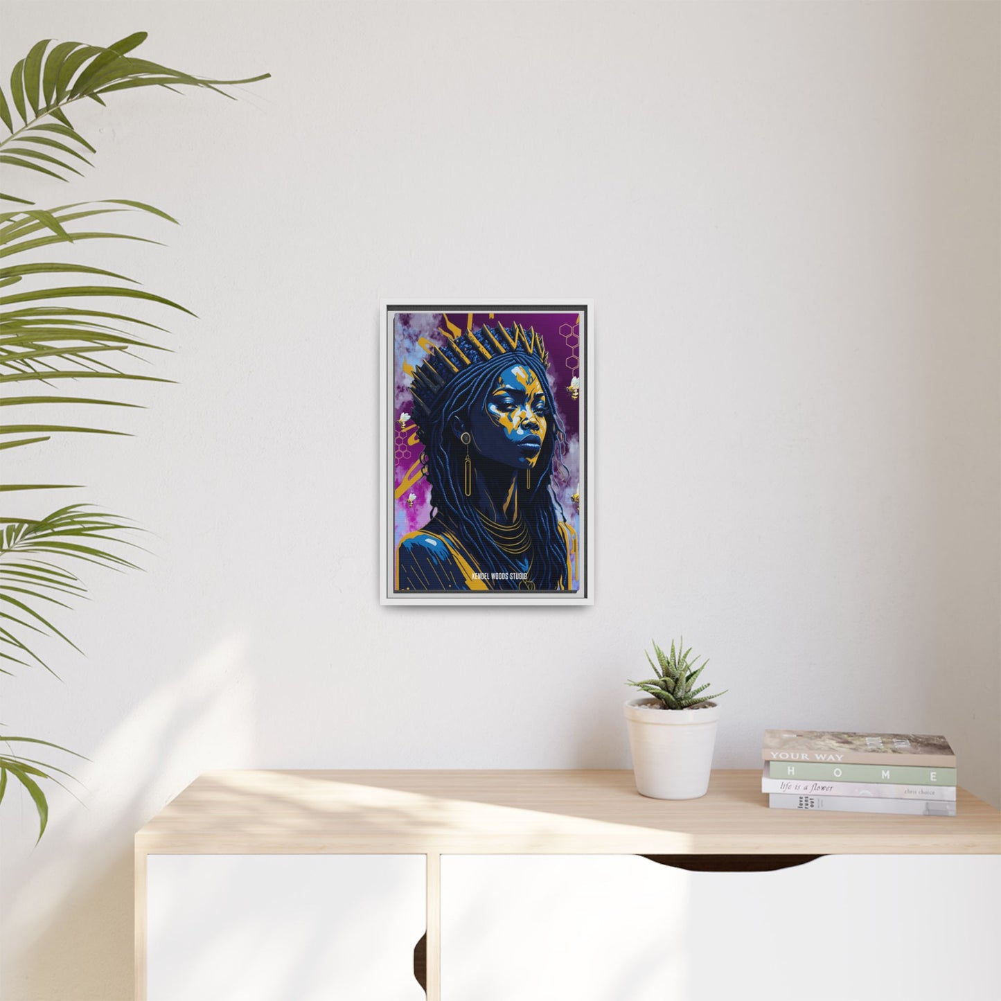New Type Violet Canvas Gallery Wraps