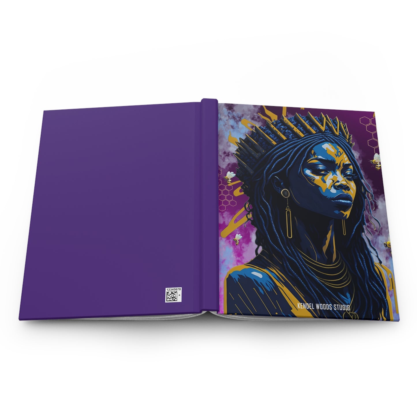 New Type Violet Hardcover Journal Matte