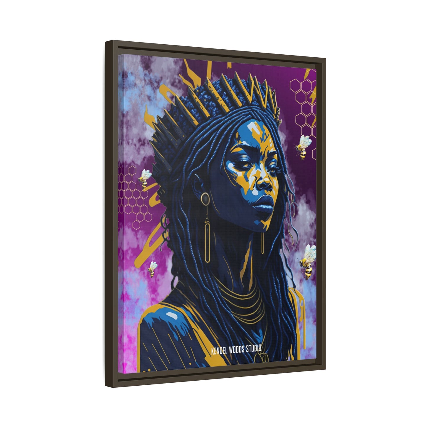 New Type Violet Canvas Gallery Wraps