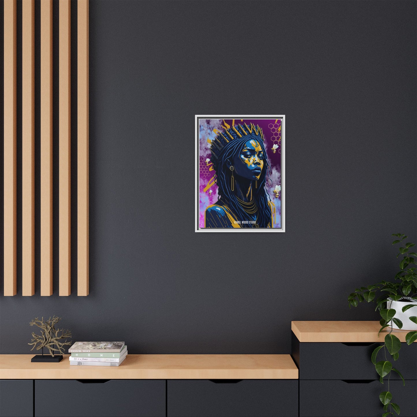 New Type Violet Canvas Gallery Wraps
