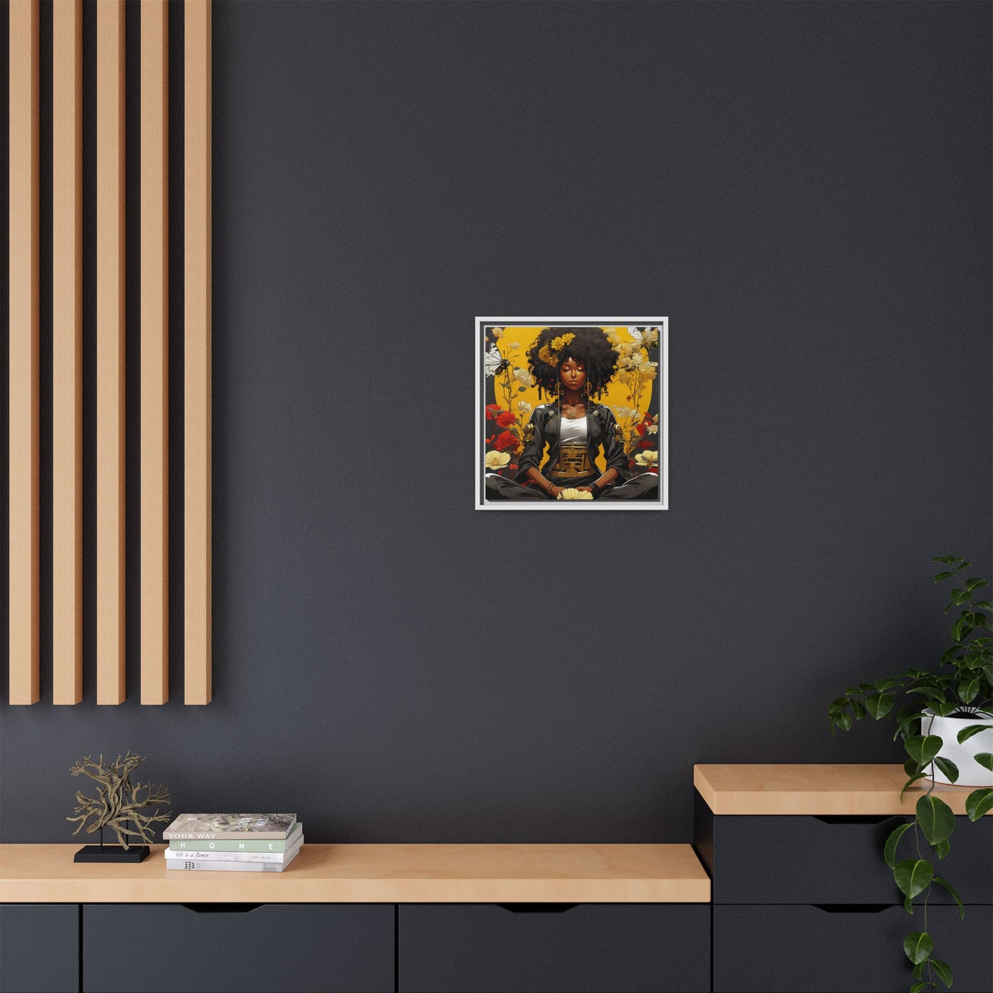 Garden Meditation " Meditation" Canvas Gallery Wraps