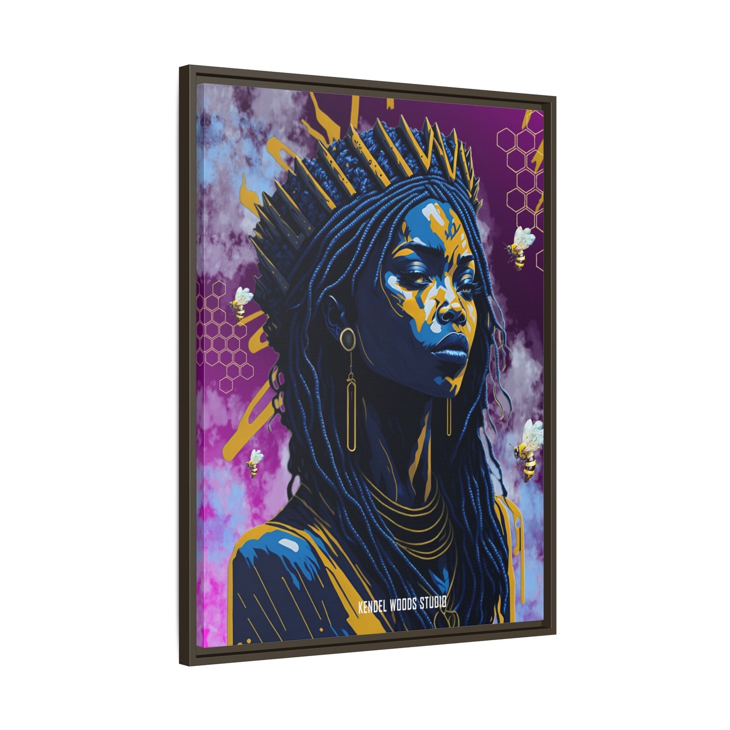 New Type Violet Canvas Gallery Wraps