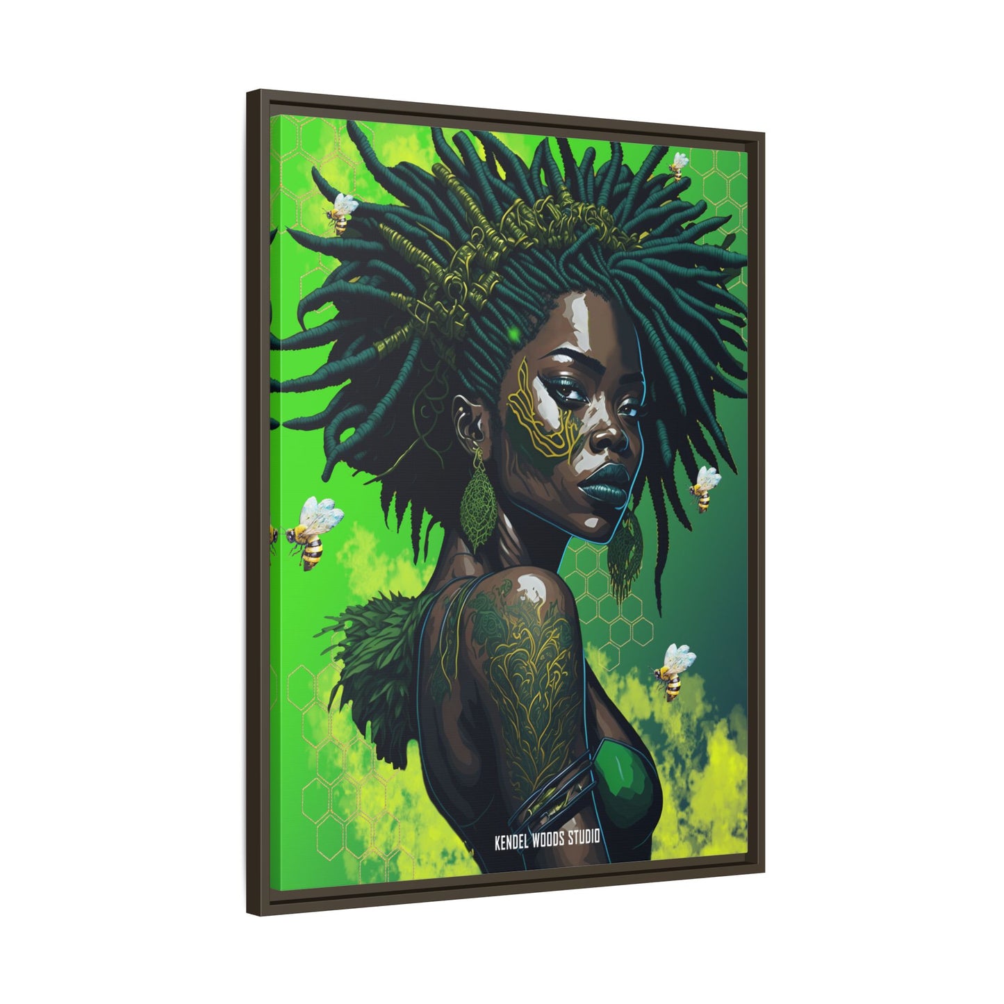 New Type Green Canvas Gallery Wraps
