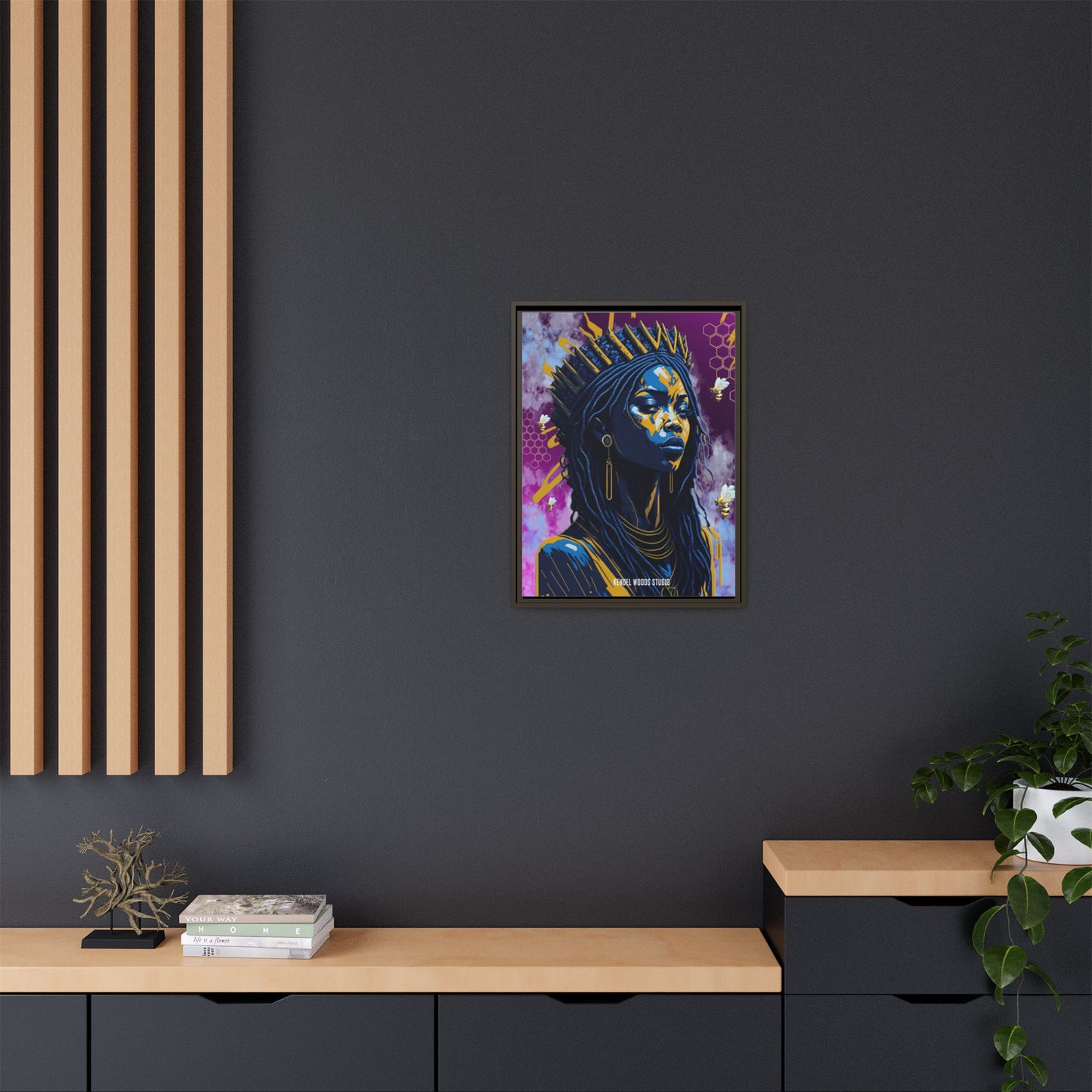New Type Violet Canvas Gallery Wraps