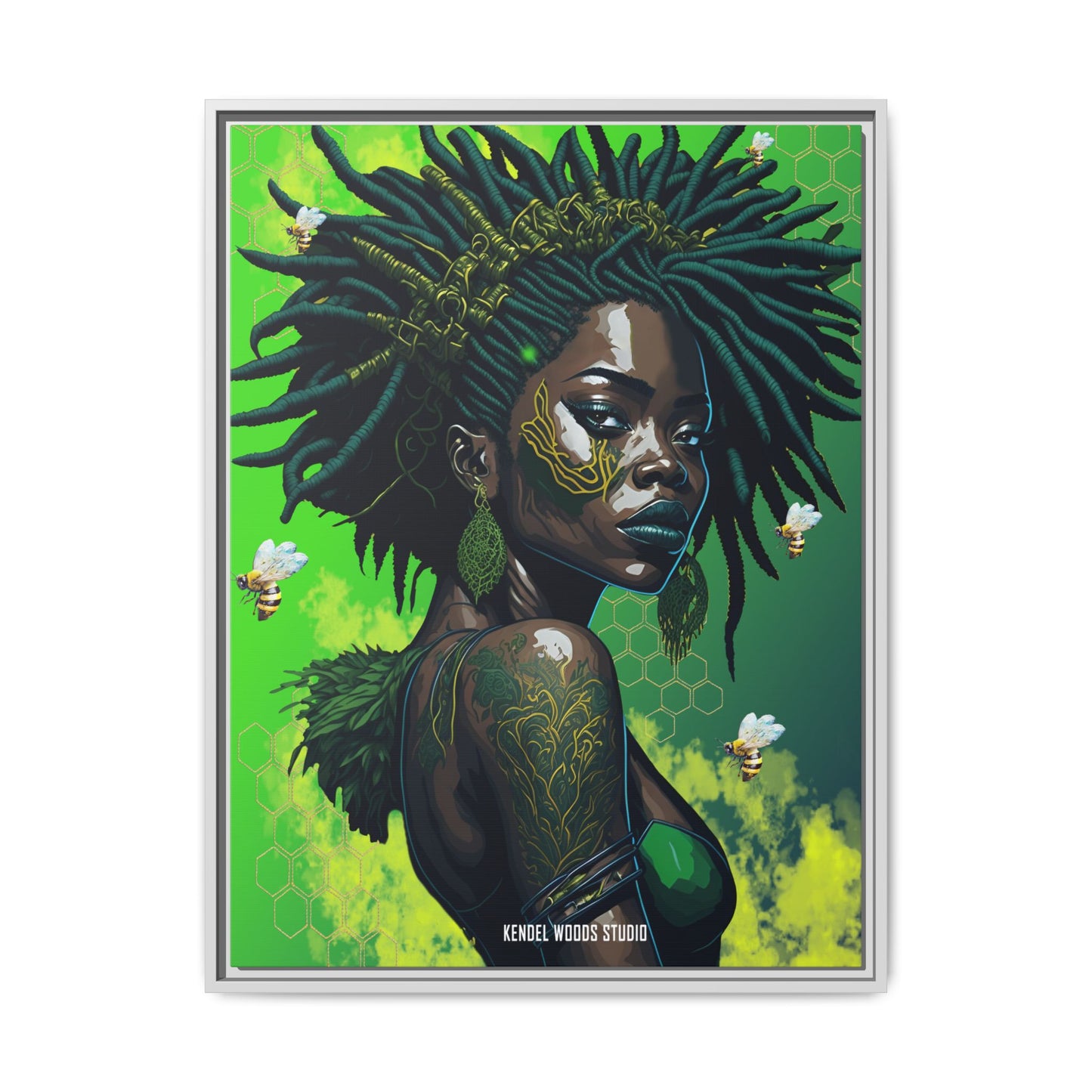 New Type Green Canvas Gallery Wraps