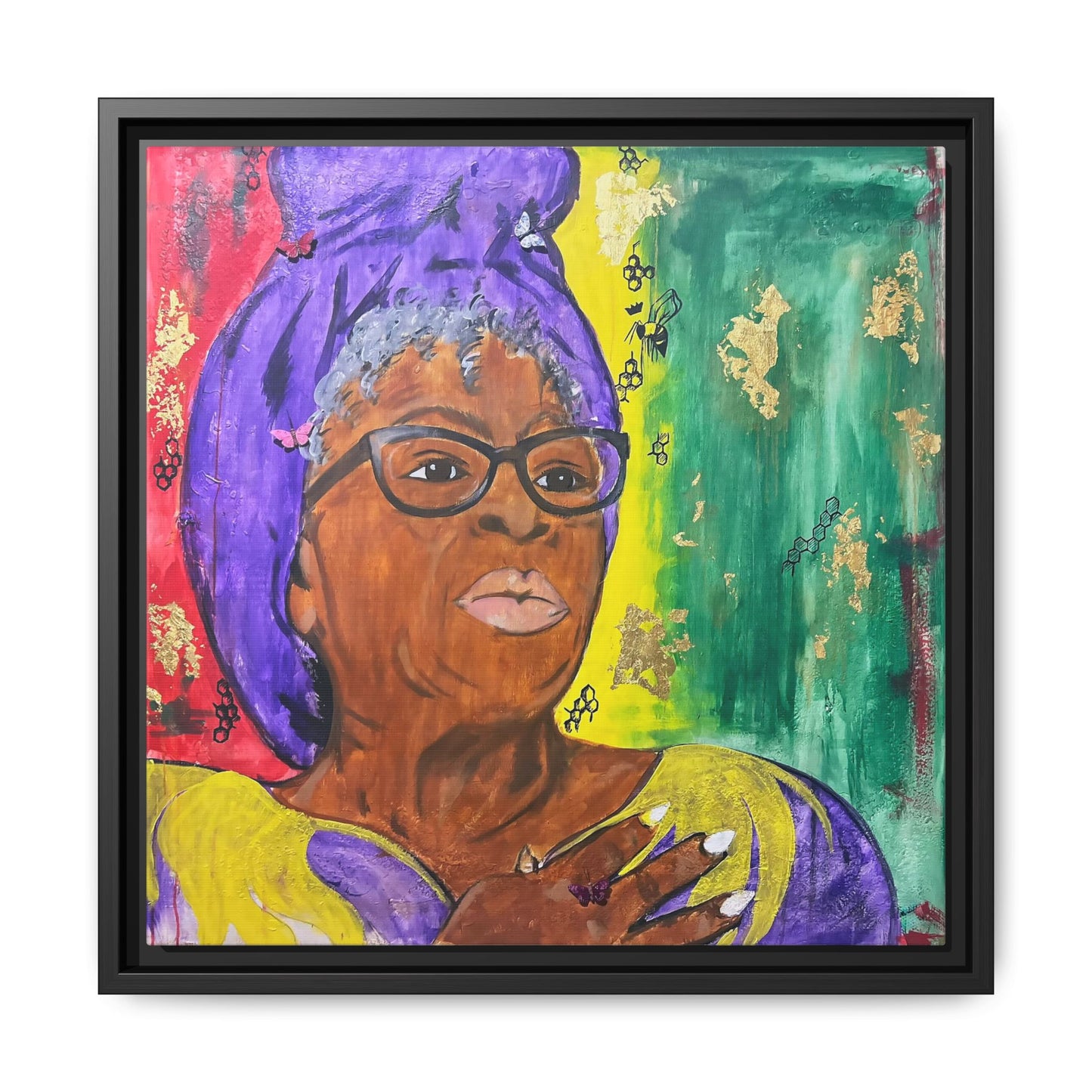 Ms. Opal Lee- Grandmother of Juneteenth-Canvas Gallery Wraps