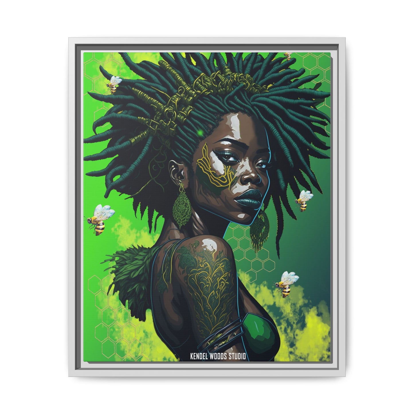New Type Green Canvas Gallery Wraps