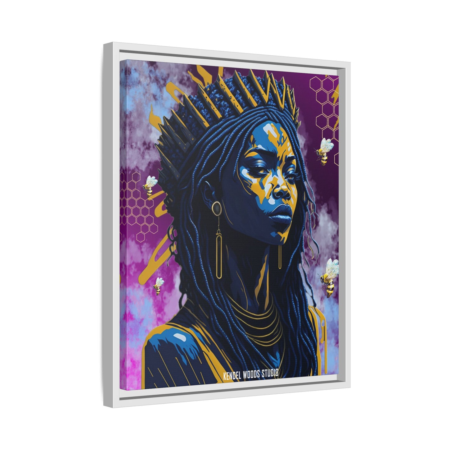 New Type Violet Canvas Gallery Wraps