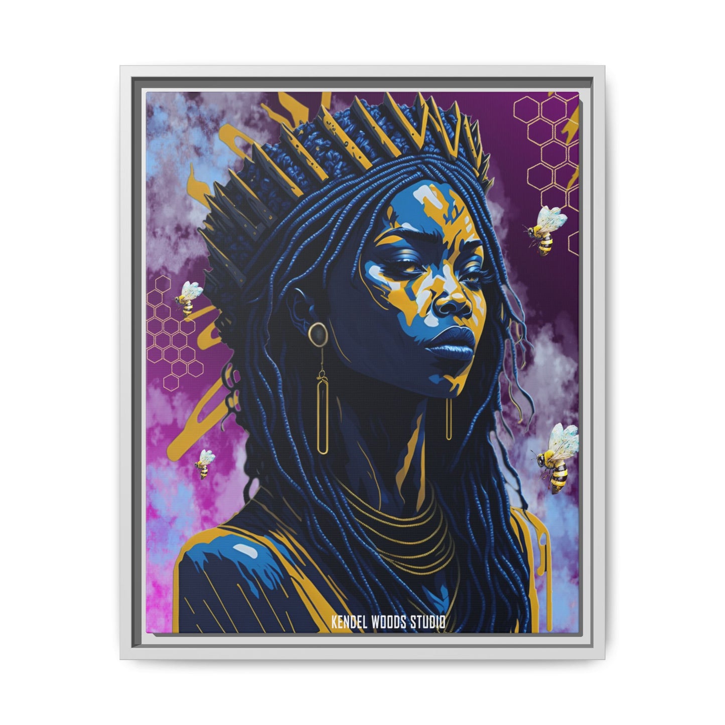 New Type Violet Canvas Gallery Wraps