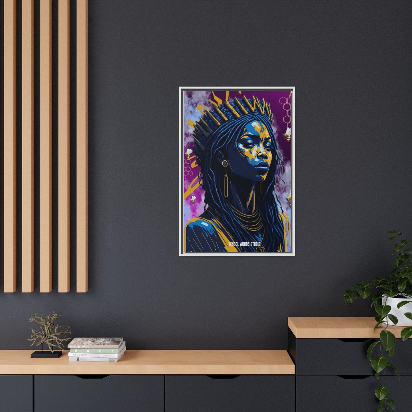 New Type Violet Canvas Gallery Wraps