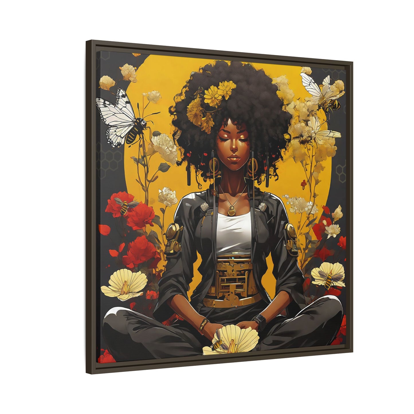 Garden Meditation " Meditation" Canvas Gallery Wraps