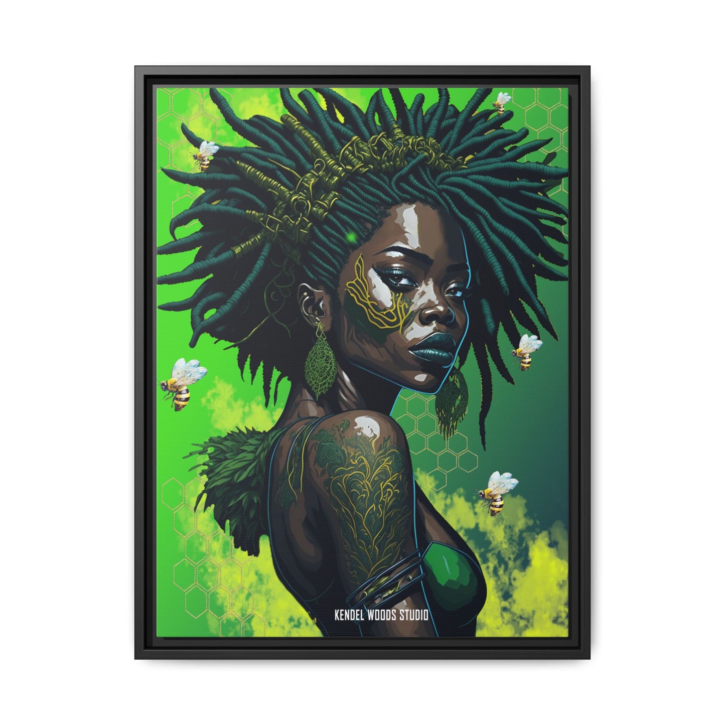New Type Green Canvas Gallery Wraps