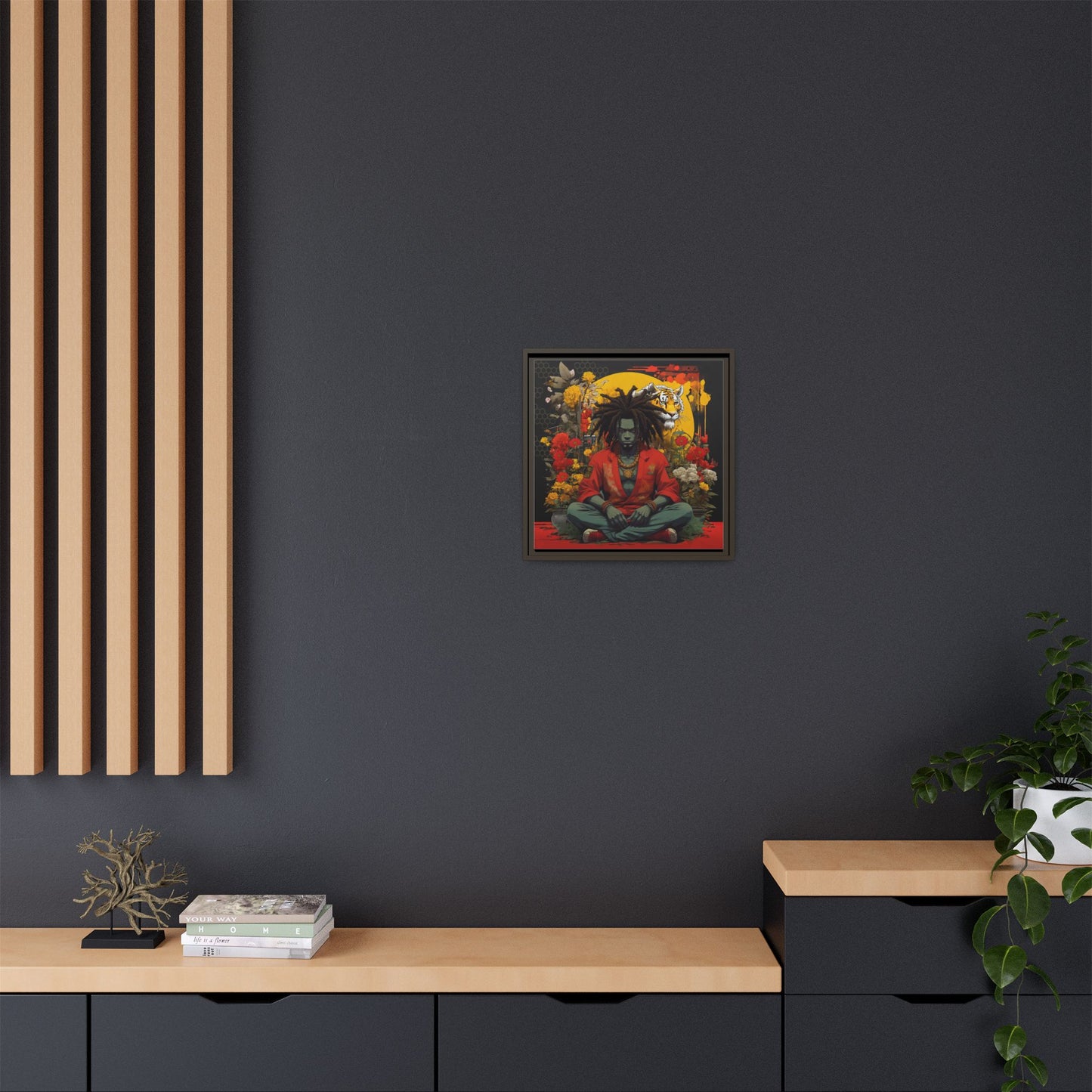 AfroBotRai " Meditation" Canvas Gallery Wraps