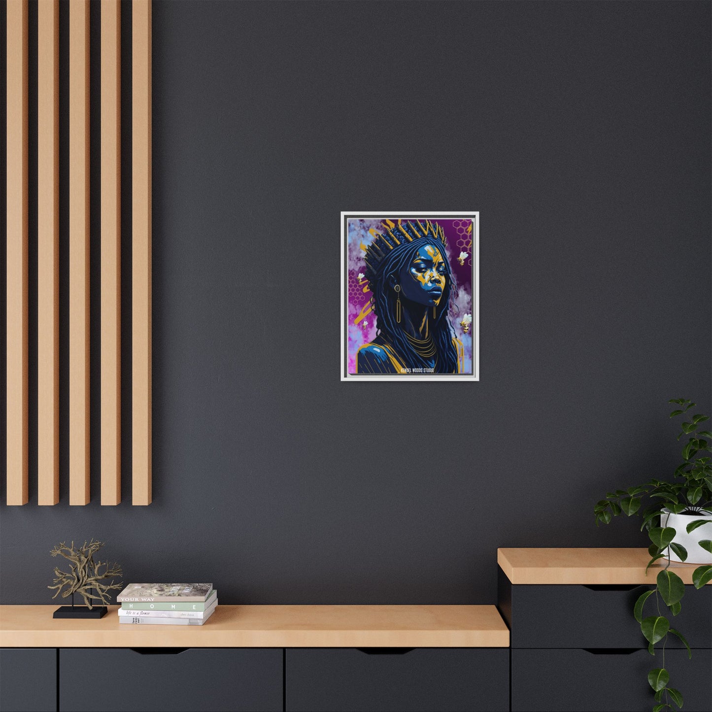 New Type Violet Canvas Gallery Wraps