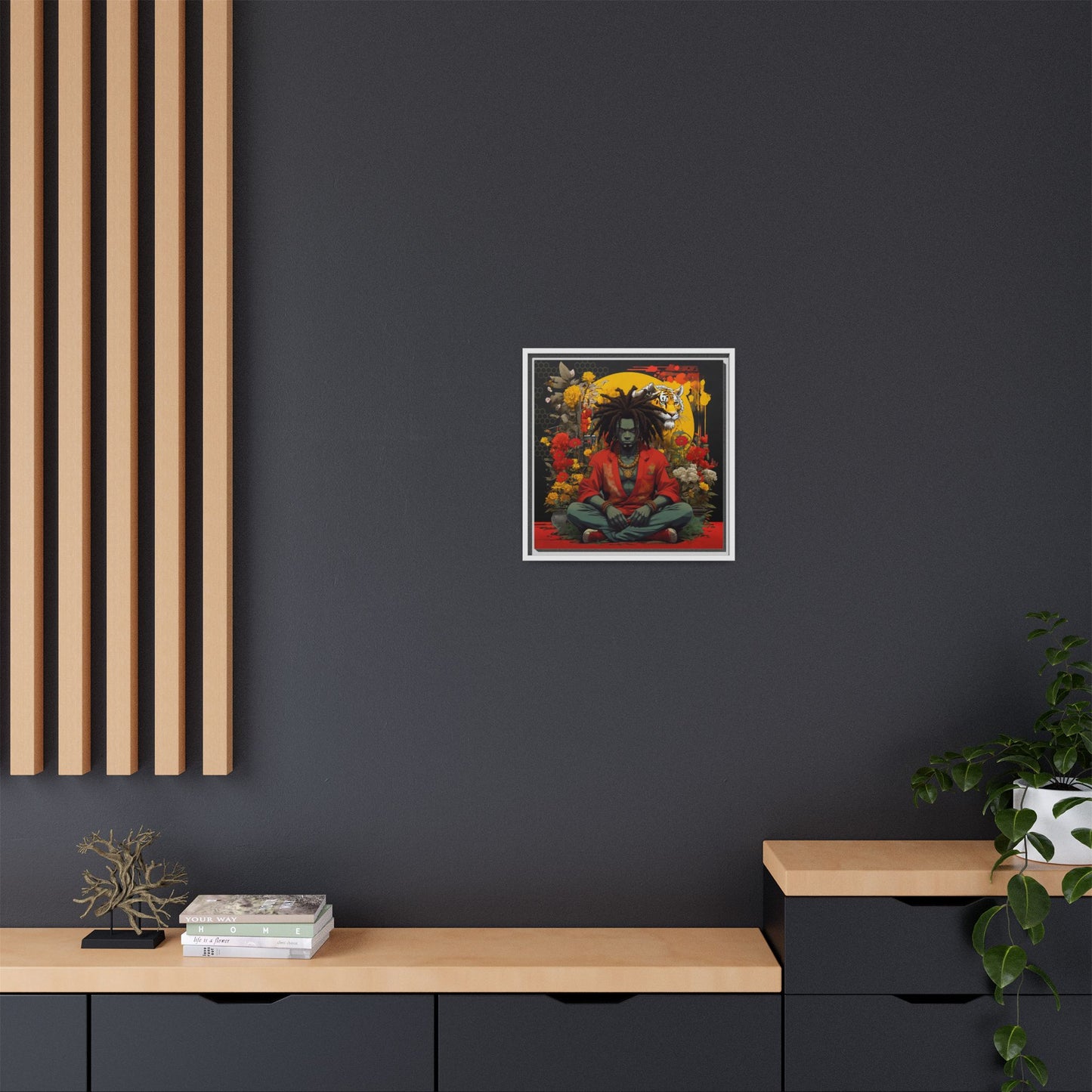 AfroBotRai " Meditation" Canvas Gallery Wraps