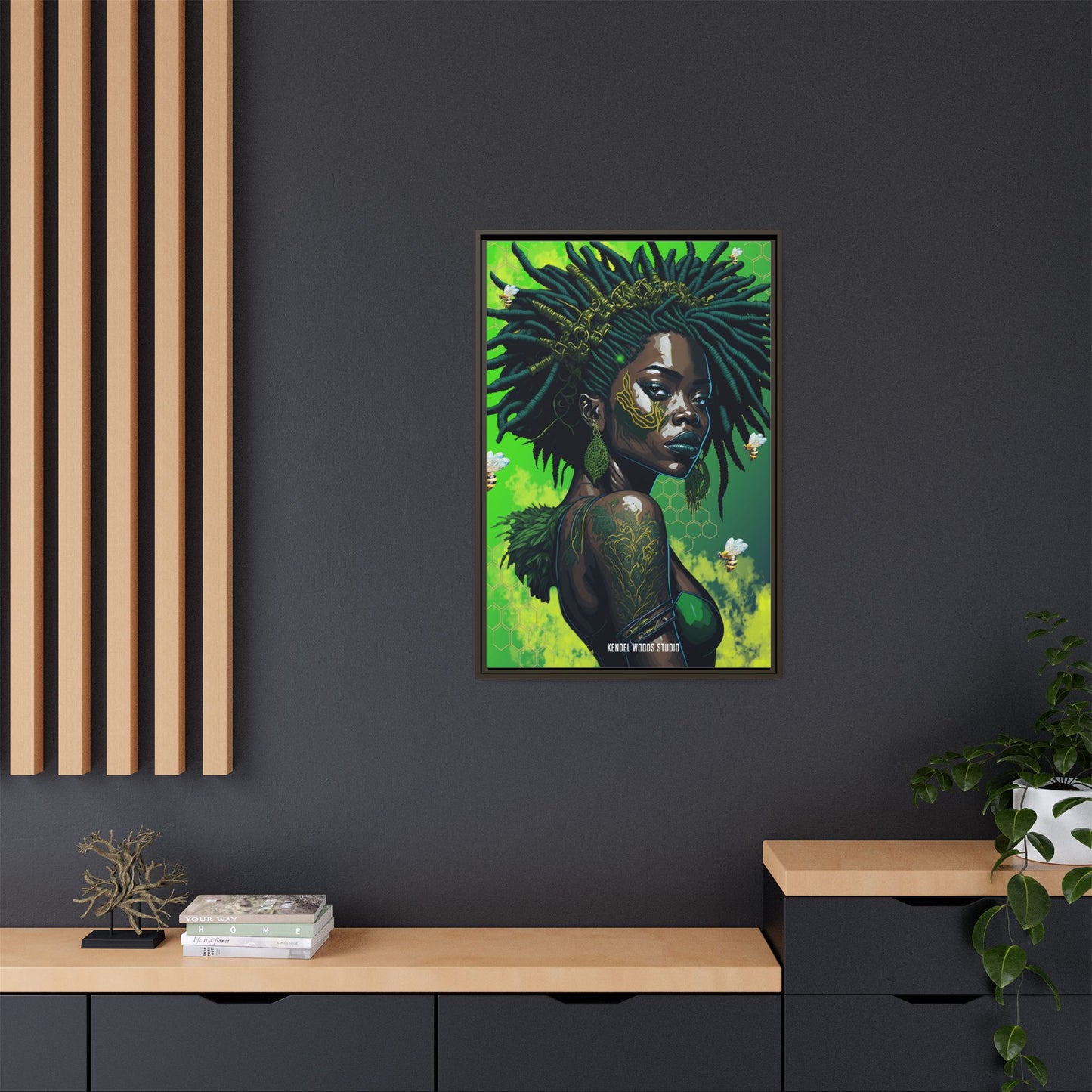 New Type Green Canvas Gallery Wraps