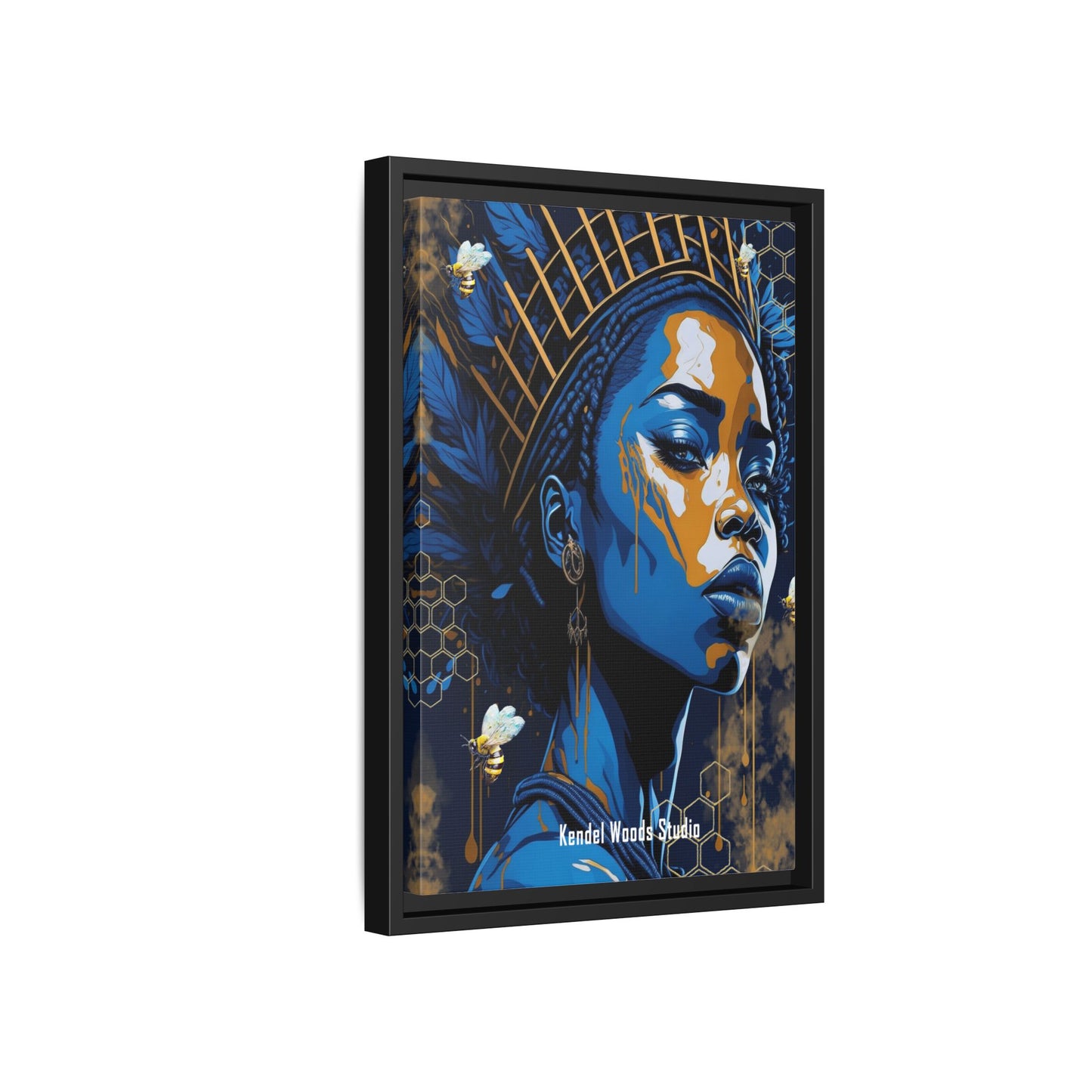 New Type Blue Canvas Gallery Wraps
