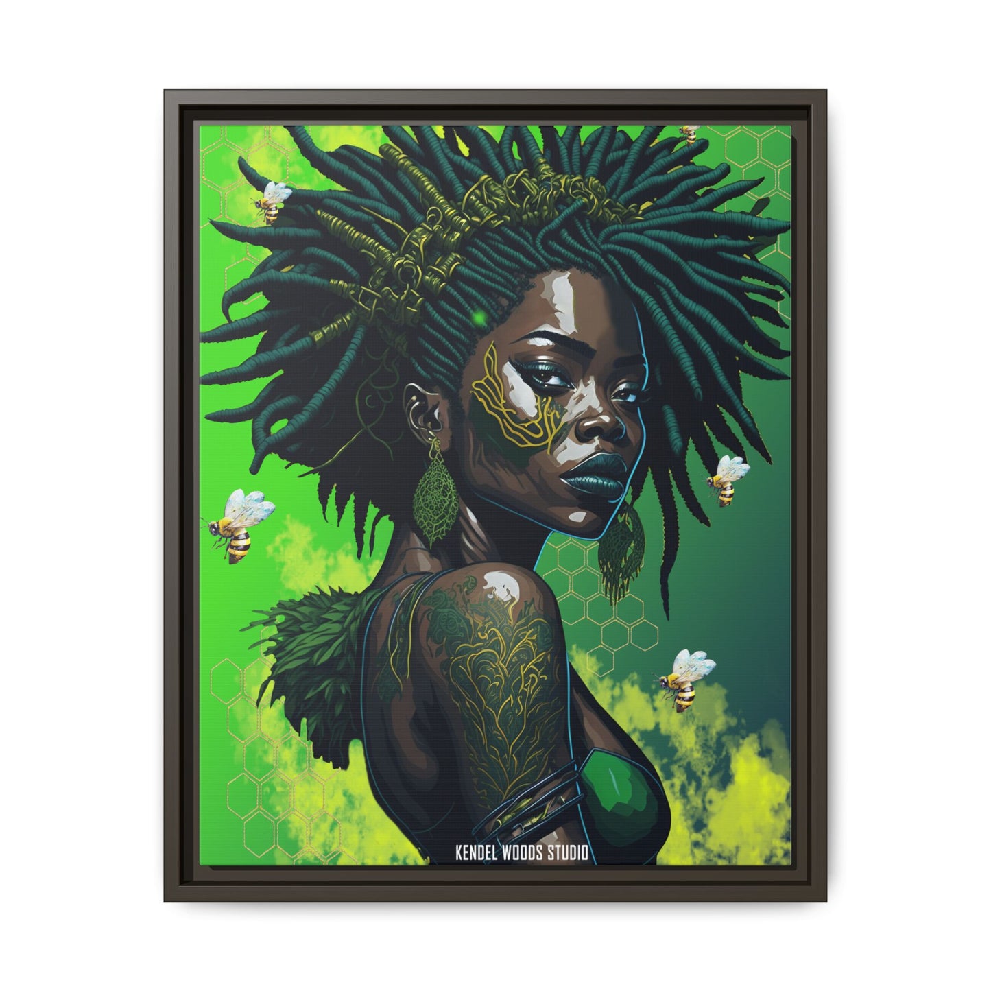 New Type Green Canvas Gallery Wraps