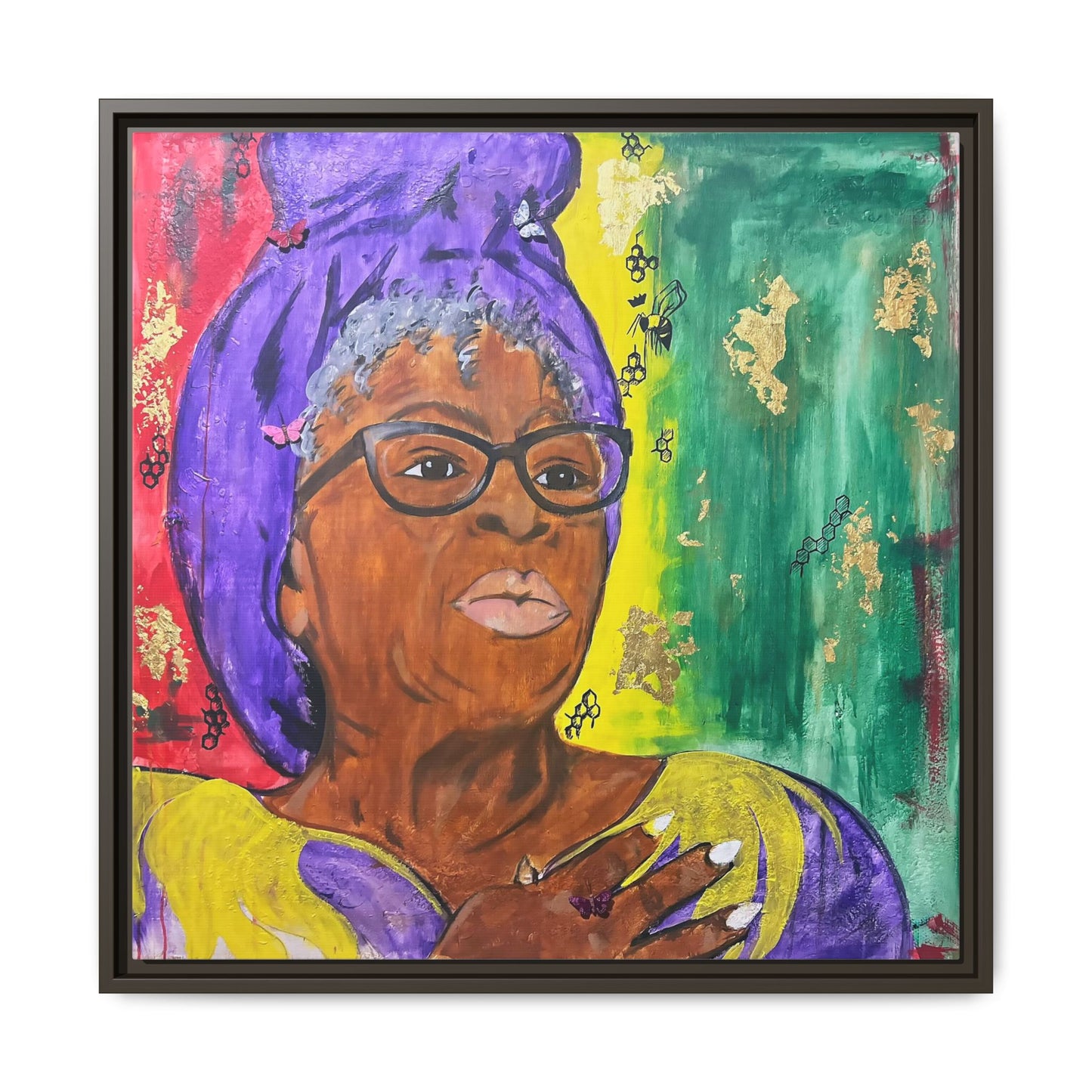 Ms. Opal Lee- Grandmother of Juneteenth-Canvas Gallery Wraps