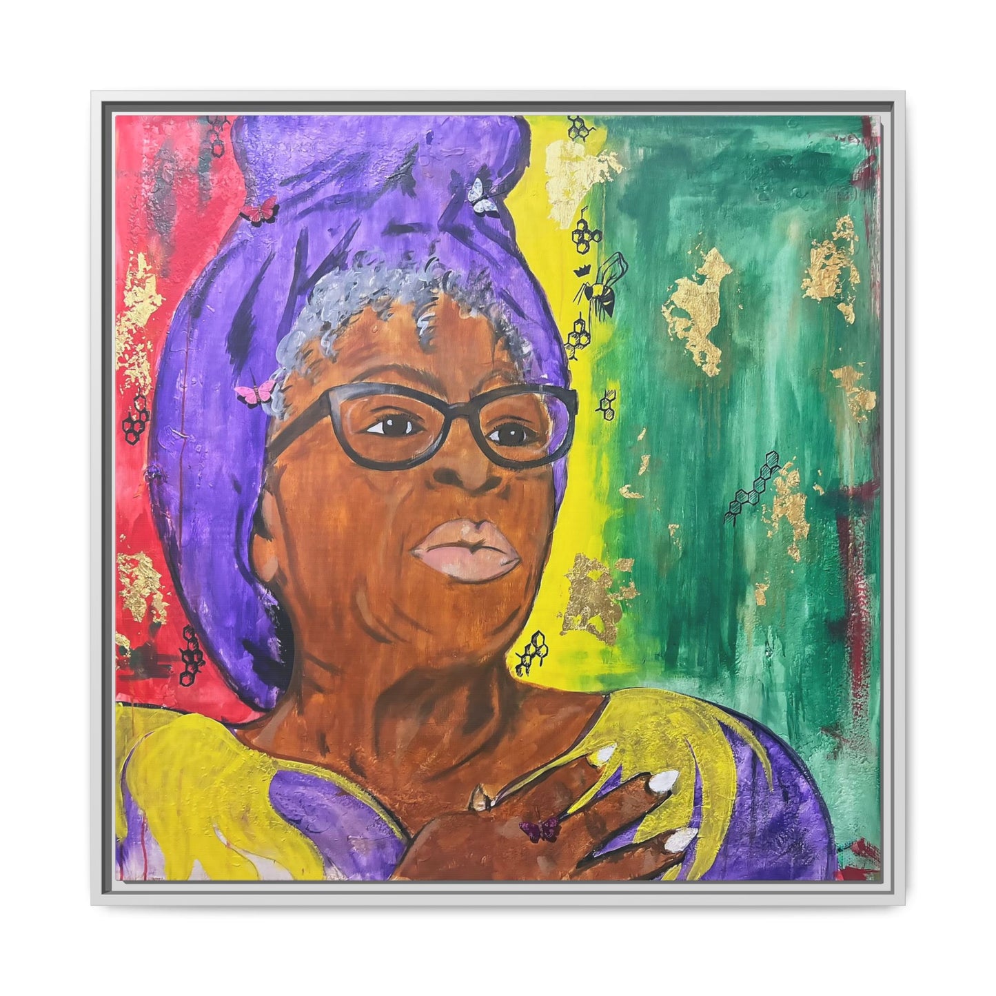Ms. Opal Lee- Grandmother of Juneteenth-Canvas Gallery Wraps