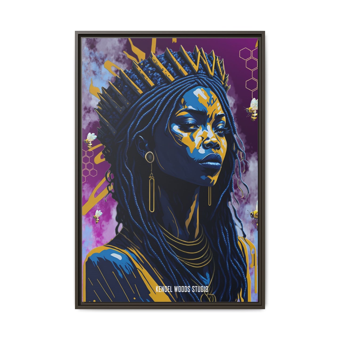 New Type Violet Canvas Gallery Wraps