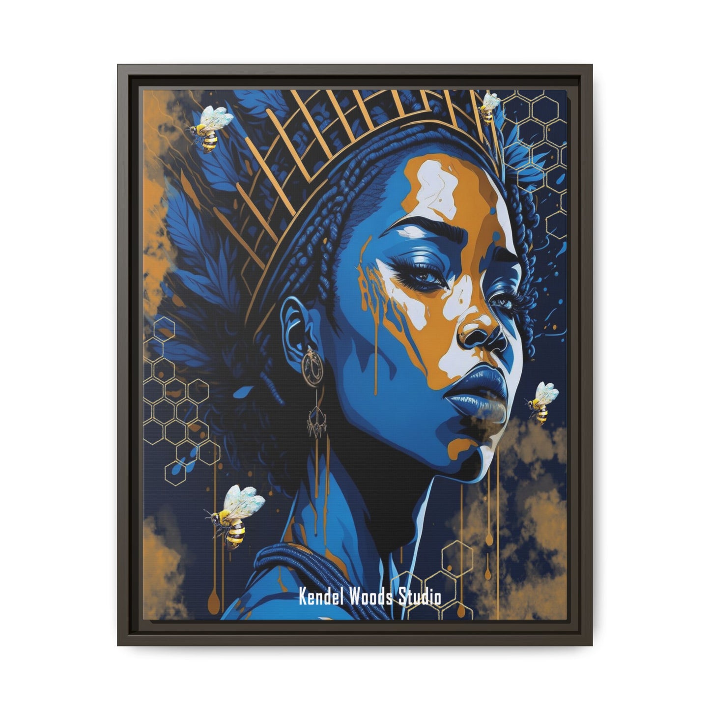 New Type Blue Canvas Gallery Wraps