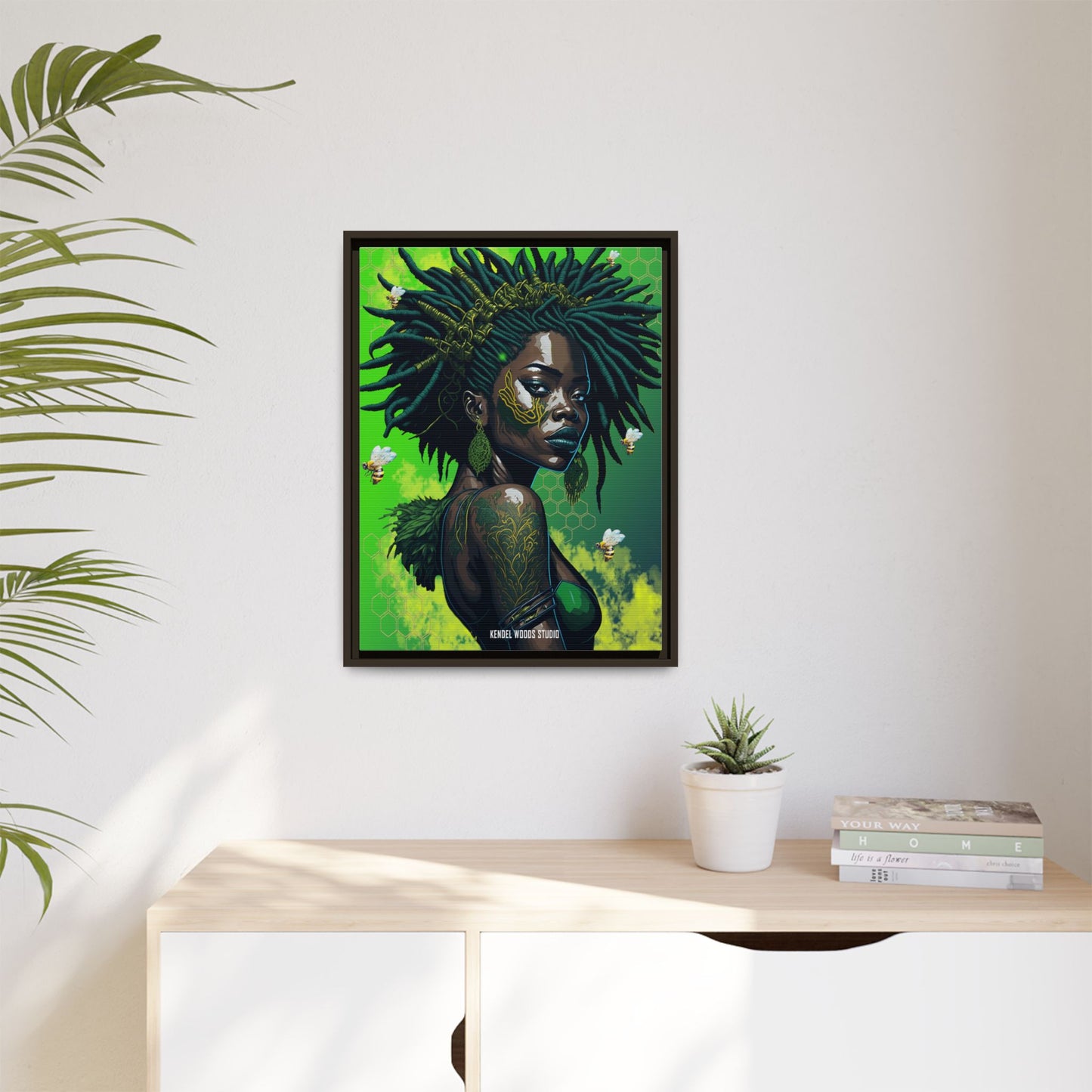 New Type Green Canvas Gallery Wraps